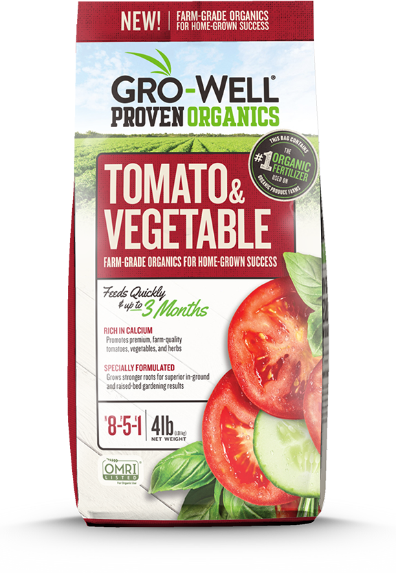gro-well organic tomato & vegetable fertilizer